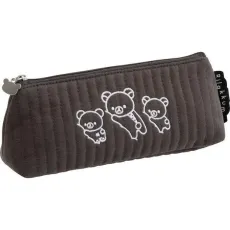 산엑스 San-XPT21601 리락쿠마 「BASIC RILAKKUMA MONO CHROME」테마 펜 파우치