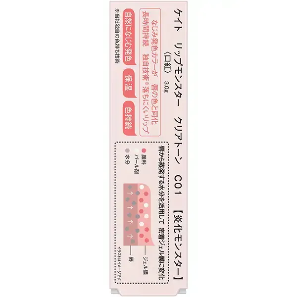 카네보 Kanebo 케이트 KATE 케이트 립 몬스터 클리어 톤 C01
