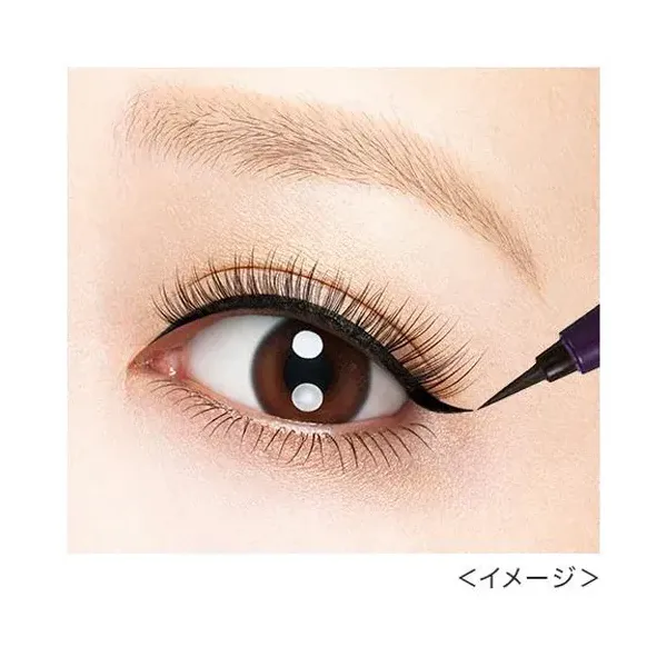 히로인 메이크스 무스 리퀴드 아이 라이너 슈퍼 유지 0.4ml [극세 붓 리퀴드 타입 01 칠흑 블랙]