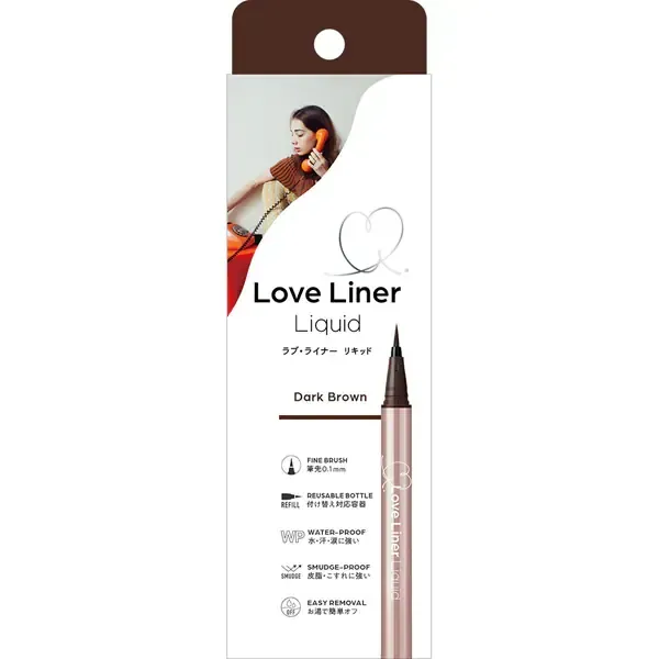 러브 라이너 Love Liner 리퀴드 아이 라이너 R5 다크 브라운