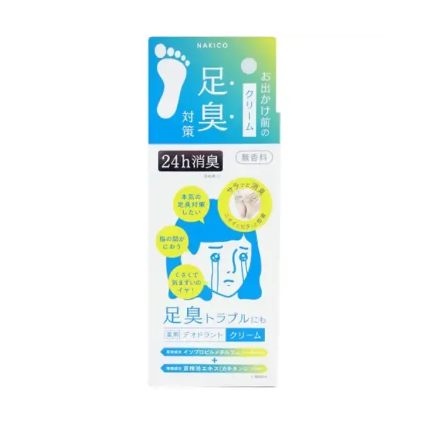 NAKICO 나키코 약용 데오드란트 풋 크림 30g