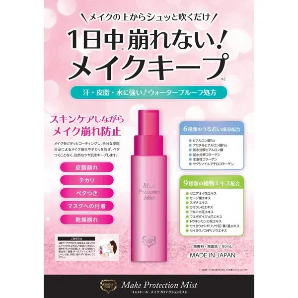 코스메도르 COSME DOLL 코스메도르 메이크업 프로텍션 미스트 80ml