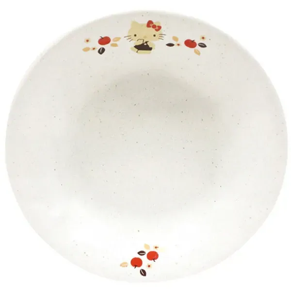 김정도기 산리오(SANRIO) “헬로 키티” 접시 카레 접시 파스타 접시 약 22 cm