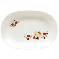 김정도기 산리오(SANRIO) “헬로 키티” 접시 소판 접시 약 19×13 cm