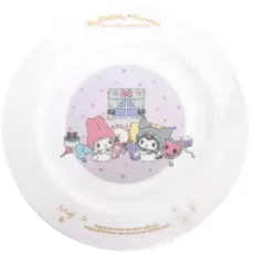 김정도기 산리오(SANRIO) 「마이 멜로디」 50주년 「크로미」 20주년 기념 접시 플레이트 약 19.5 cm퍼플 320166