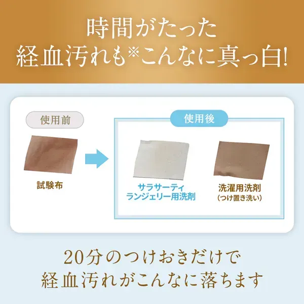 고바야시 사라사티 속옷 전용 세제 경혈·분비물 오염용 비누향 120ml