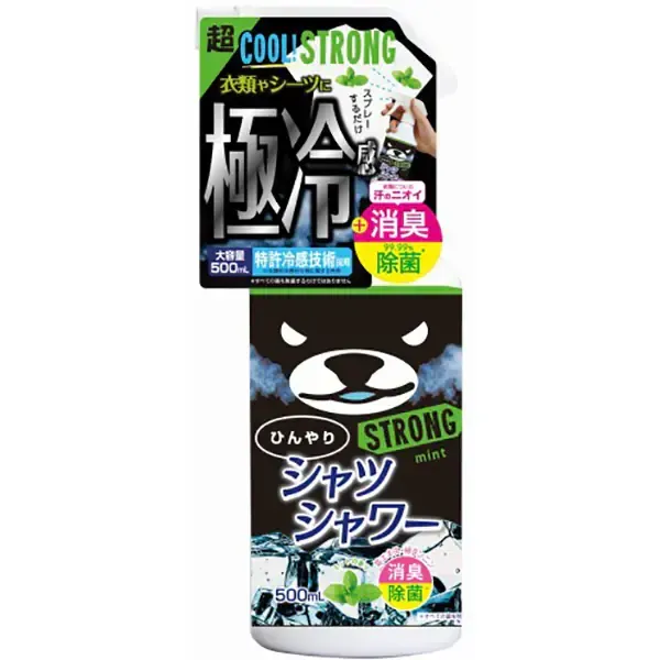 도키와상회 힌야리 셔츠샤워 스트롱 민트향 의류용 냉감 스프레이 500ml