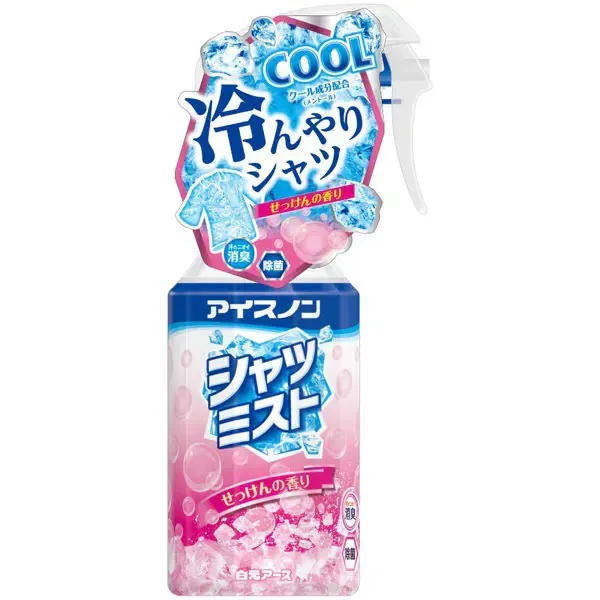 아이스논 셔츠미스트 비누향 의류용 냉감 스프레이 300ml