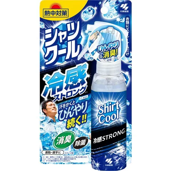 열중대책 셔츠쿨 냉감 스트롱 의류용 쿨링 스프레이 민트향 100ml
