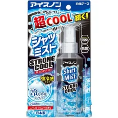 백원어스 아이스논 샤츠미스트 스트롱쿨 엑스트라민트향 100ml 휴대용 의류 냉감 스프레이