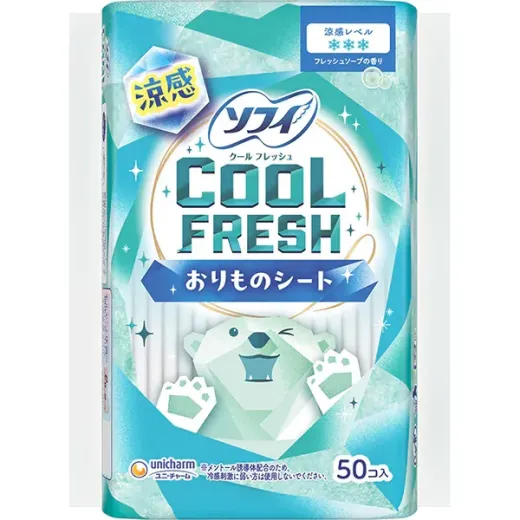 소피 쿨프레시 냉감 오리모노 시트 팬티라이너 50매