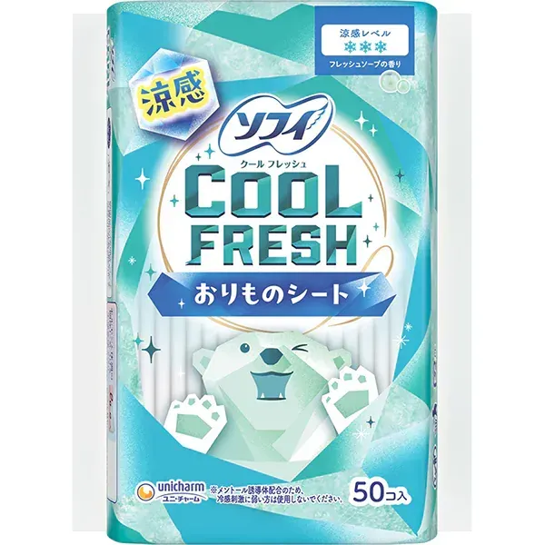 소피 쿨프레시 냉감 오리모노 시트 팬티라이너 50매